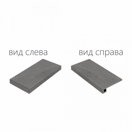 Ступени 620070000702 CARBON X2 SCALINO ANGOLARE SX 30x60