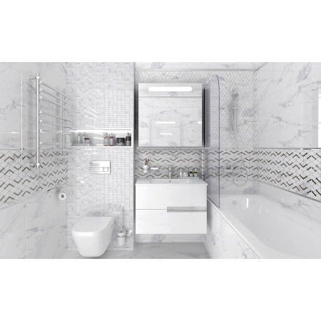 Плитка Декор Lord Wing белый 20х60