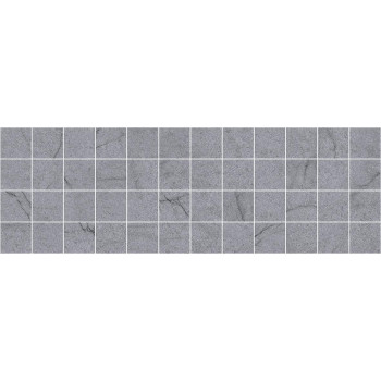Мозаика MM11187 Декор Rock мозаичный серый 20х60