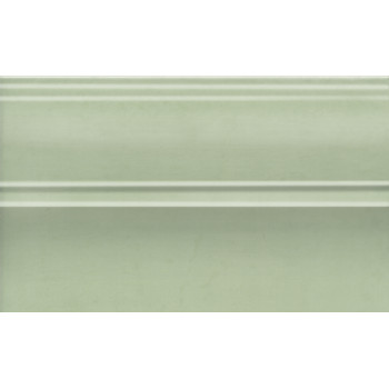 Плитка FMB027 Плинтус Левада зеленый светлый глянцевый 25х15