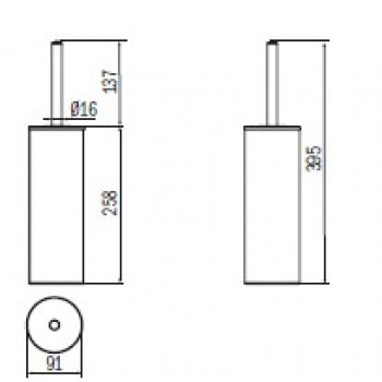 Ершик туалетный INDA MY ART AV014AWM07Y