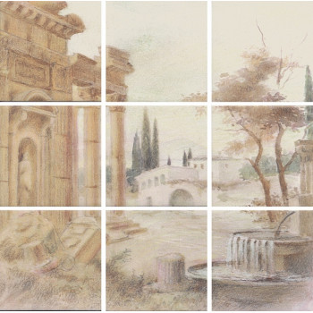 Плитка AD/A276/9x/1146 Панно Амальфи 29,7х29,7