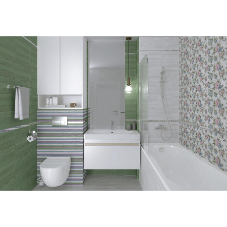 Плитка Land полоски зелёный 08-00-85-2671 20х40