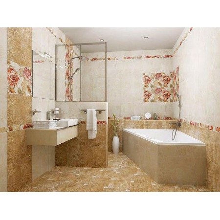 Плитка Вставка Illyria cappuccino 5х5