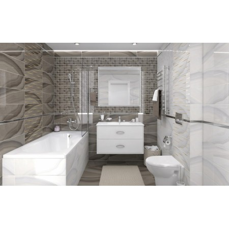 Мозаика MM60084 Agat Декор мозаичный кофейный 20х60