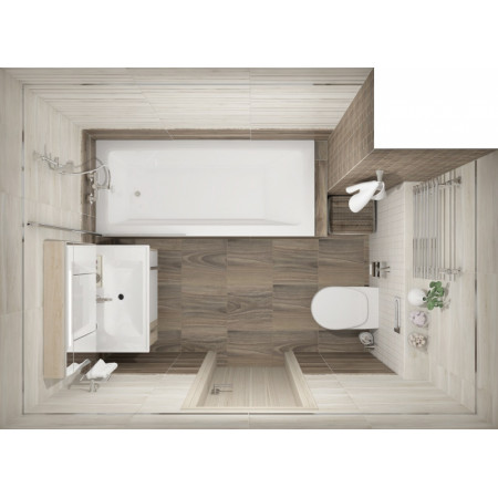 Мозаика MM60070 Zen Декор мозаичный белый 20х60