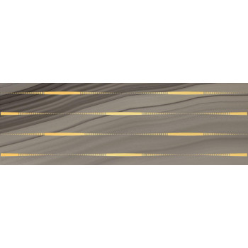 Плитка Декор Agat Lines кофейный 20х60