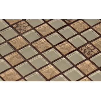 Мозаика 583 микс светлый камень (1.5х1.5) 30х30