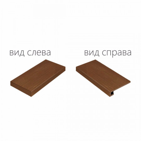 Ступени 620070000683 Surface Corten Scalino Angolare Sinistro 33x60