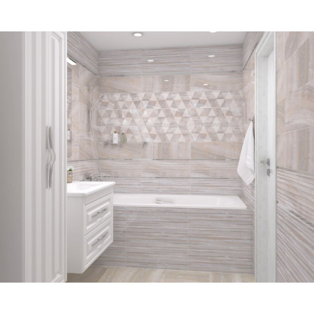 Мозаика Diadema бежевый+белый 30х30