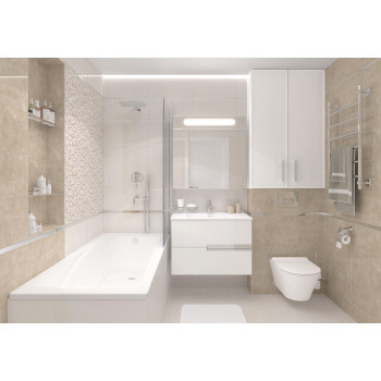 Плитка Декор Alvaro бежевый 25х50