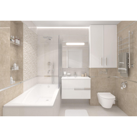 Плитка Декор Alvaro бежевый 25х50