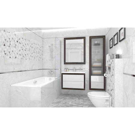 Плитка Декор Plazma Avers зелёный 30х60