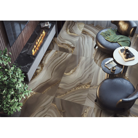 Керамогранит 60120WOW21HG Wow Brown суперполированный 600x1200x8