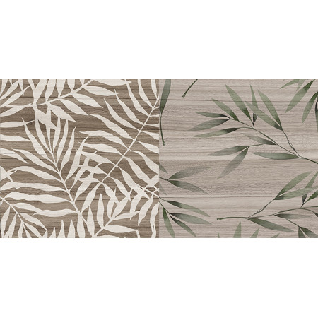 Плитка 08-01-17-2454 Organic табачный узор 20х40