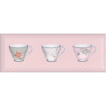 Плитка STG/B274/15031 Веджвуд Чашки розовый грань 15*40