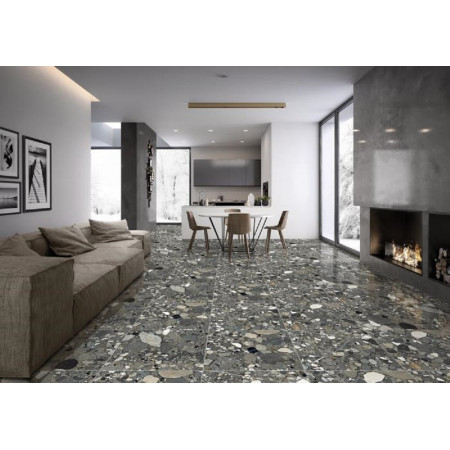 Керамогранит CR208 Arseno Gris carving 600х1200х9