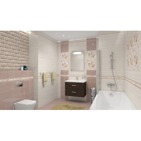 Плитка Бордюр рельефный Damasc br1020D294-2 20х10