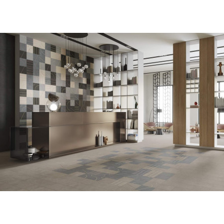 Керамогранит 1317H Матрикс светлый беж полотно 29,8х39,8 из 12 частей 9,8х9,8