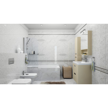 Плитка Декор Cassiopea Fancy серый 20х60