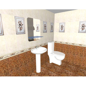 Плитка F1725/6170 Элегия бордюр 5.4x25