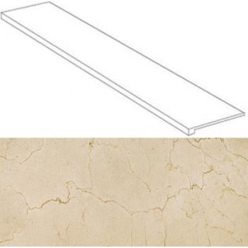 Ступени 620070000768 Supernova Stone Cream Scalino laterale sx 33x120