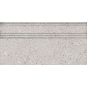 Плитка FME015R Плинтус Риккарди серый светлый матовый обрезной 20x40