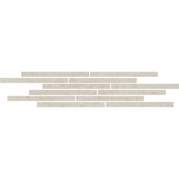 Мозаика T025/11207 Декор Карму мозаичный бежевый матовый 75х15