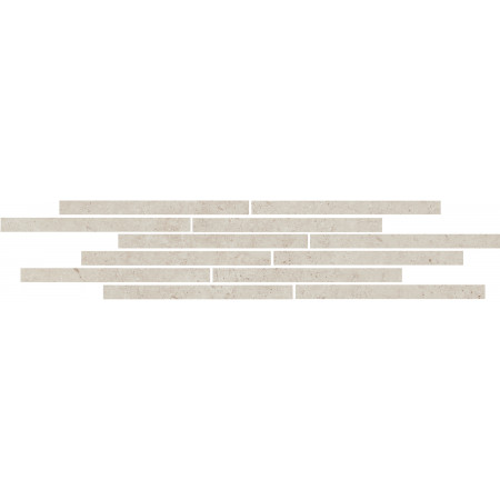 Мозаика T025/11207 Декор Карму мозаичный бежевый матовый 75х15