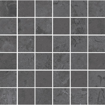 Мозаика DD2051/MM Декор Про Лаймстоун серый темный матовый мозаичный 30х30