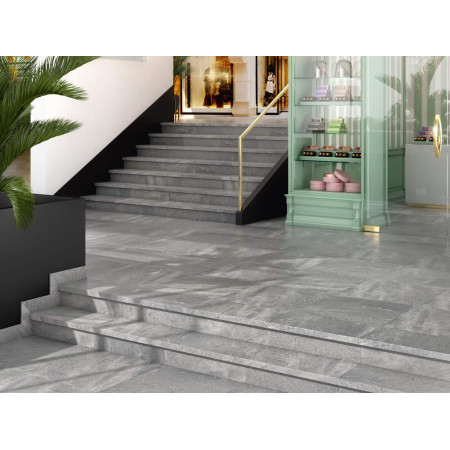 Ступени DD602400R/GCF Ступень клееная Про Матрикс антрацит обрезной 33*60