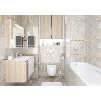 Плитка Jasper серый 25х75