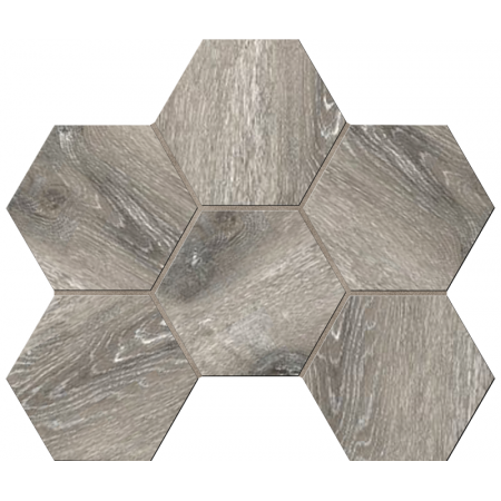 Мозаика Мозаика DA03 Hexagon Dark Grey 25x28.5