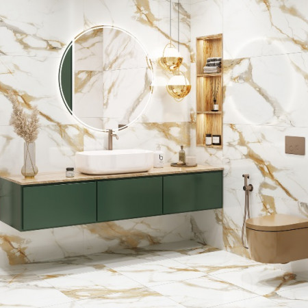 Керамогранит 6060STI00P Statuario Infinito White 60x60