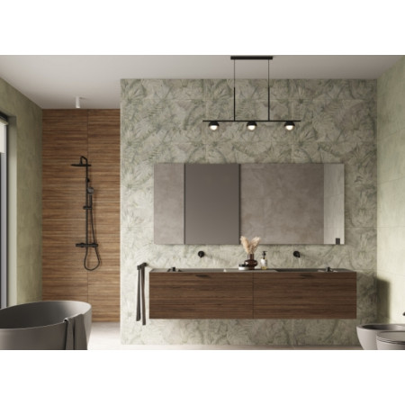 Керамогранит 16889 Lush многоцветный ректификат 44,8x89,8