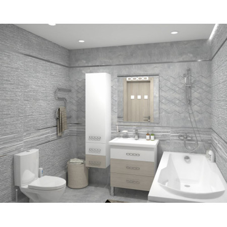 Плитка Alcor белый мозаика 17-10-01-1188 20х60