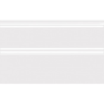Плитка FMB030R Плинтус Фару белый матовый обрезной 25х15