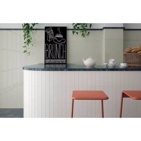 Плитка 28439 Costa Nova White Glossy 5x20