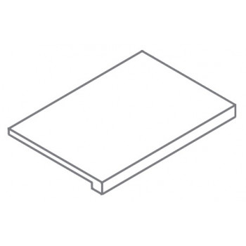 Ступени 620070002197 Metropolis Absolut Silver Scalino Frontale Nat 33x160