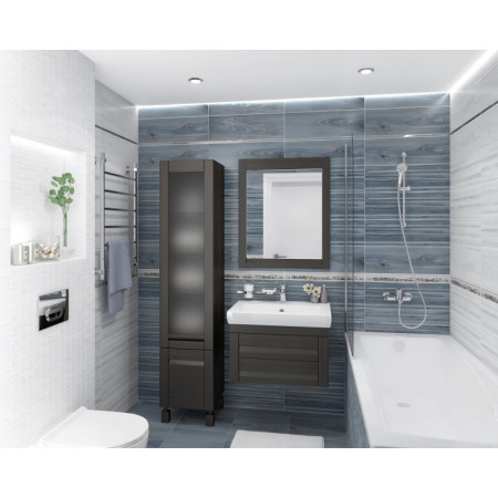 Мозаика MM60068 Zen Декор мозаичный чёрный 20х60