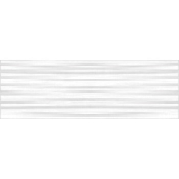 Плитка TRU052D Santorini рельеф белый 25x75