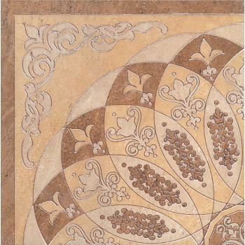 Керамогранит HGD/A37/SG1550L Декор Монтаньоне беж лаппатированный 1/4 розона 40.2х40.2