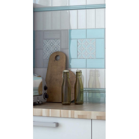 Плитка BLD020 Мурано Багет серый 15х3