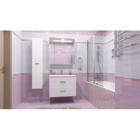 Плитка Бордюр Mono lilac 50x2