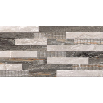 Керамогранит K946621LPR Декор Bergamo 3D Микс Теплая гамма 30х60