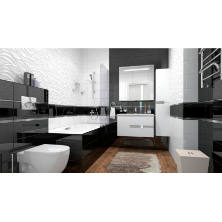 Плитка Sigma Perla Декор чёрный 17-03-04-463-0 20х60