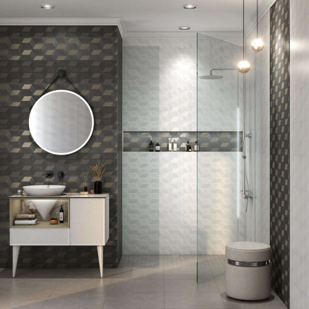 Плитка 12144R Морандо серый темный обрезной 25*75