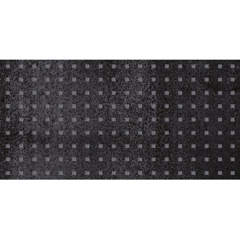 Плитка Декор Metallica Pixel чёрный 25х50