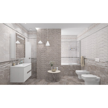 Плитка Champagne Mosaic Декор белый 20х50