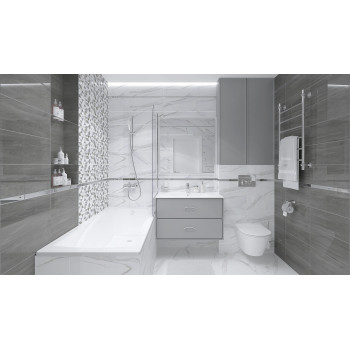 Плитка Fumo серый 20х50